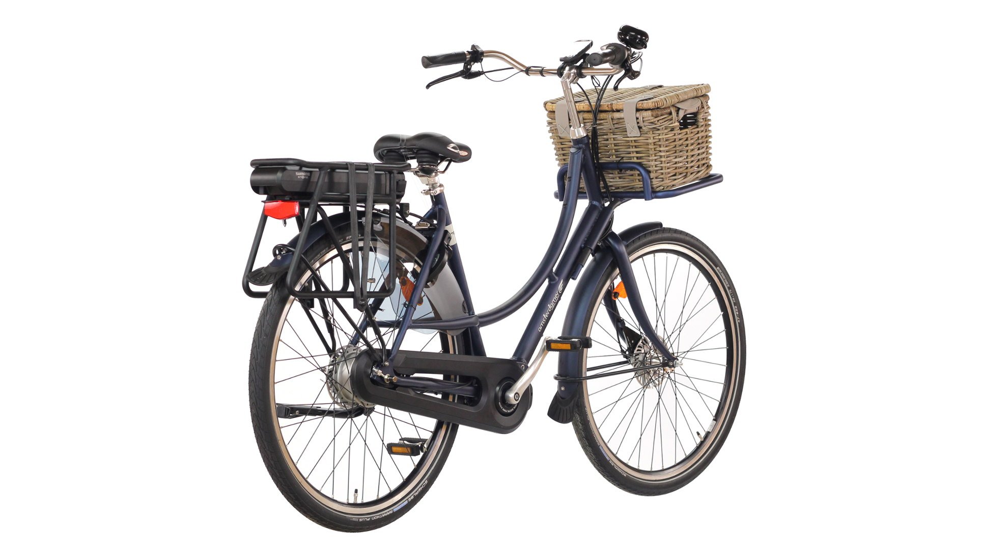 Vélo électrique Double Dutch moteur pédalier, option selle Brooks