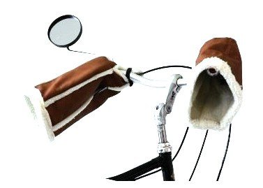 Manchons de vélos fourrés,  indispensables cet hiver