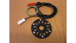 Capteur de pédalage assistance Static avec disque à 6 aimants l. 90 cm