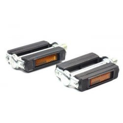 Pédales de vélo vintage noires