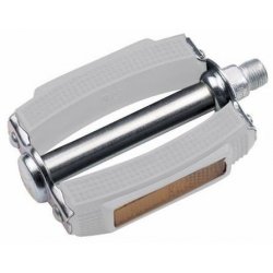 Pédales de vélo vintage blanches