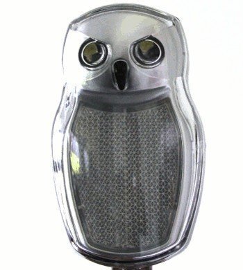 Phare avant de vélo chouette