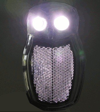 Phare avant de vélo chouette