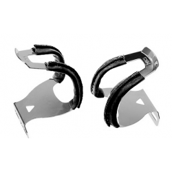 cale-pieds cuir noir