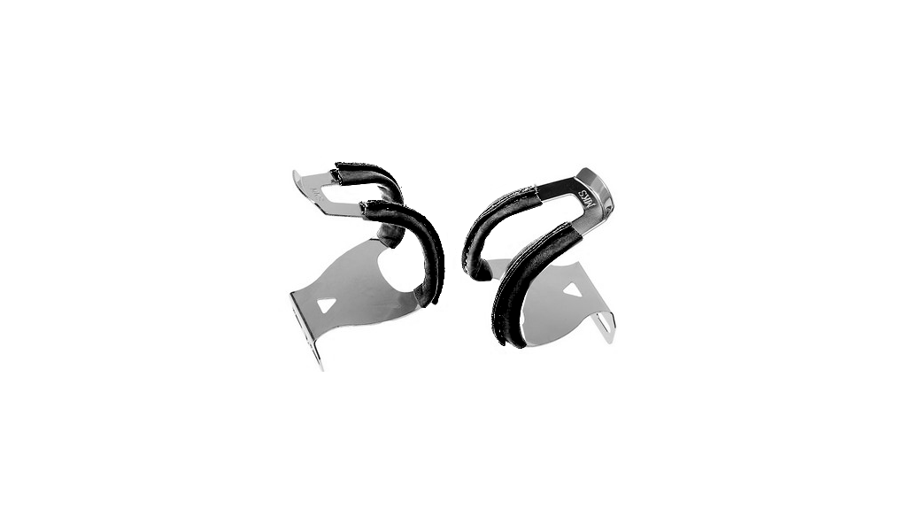 cale-pieds cuir noir