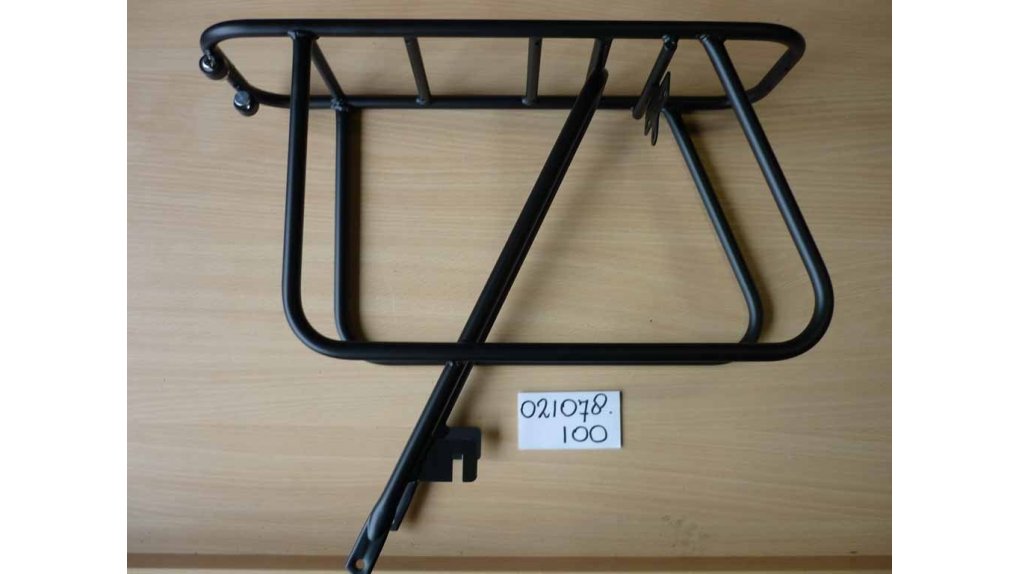 Porte-bagage arrière rallongé compatible sièges Yepp,capacité 60 Kg,,noir mat