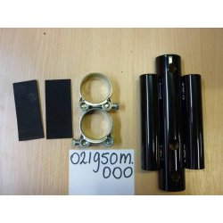 Fixation du porte-bagage avant pick-up avec colliers (noir brillant)