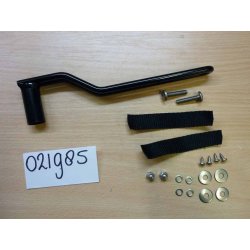 Support à fixer au banc d'un biporteur Bakfiets.nl pour adapter un siège enfant avant