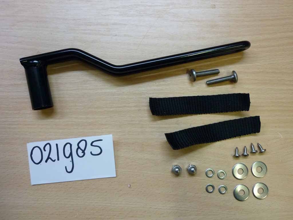 Support à fixer au banc d'un biporteur Bakfiets.nl pour adapter un siège enfant avant