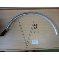 Garde-bouearrière28"Chromoplastique 50mm CAR/argent