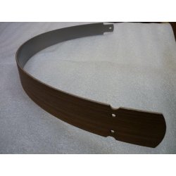 Garde boue arrière chêne et Alu largeur 60 mm roue 28 pouces