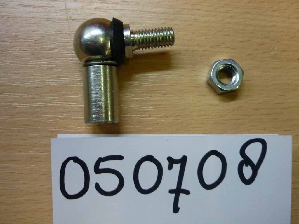 Rotule de la tringle de direction d'un biporteur