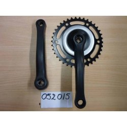 Plateau 38 dents manivelles noires