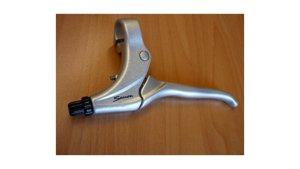 Levier de frein SACCON frein roller argent gauche