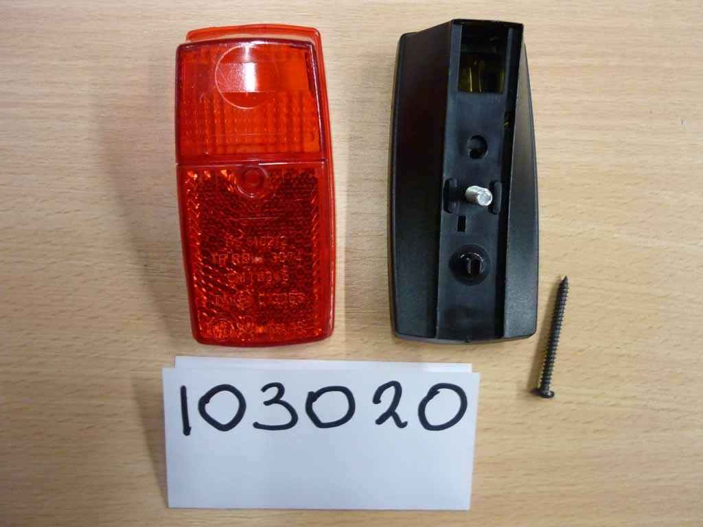 Feu arrière 1881 sur dynamo vintage