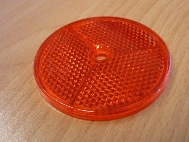 Catadioptre rond Rouge (triporteur)