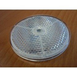 Catadioptre rond blanc (triporteur)