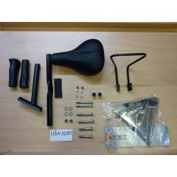 Selle enfant avant pour vélo Amsterdam Air avec porte-bagage pick-up