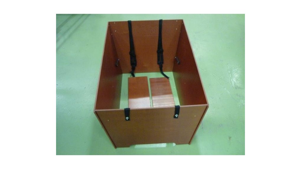 Coffre miel pour triporteur Bakfiets.nl étroit