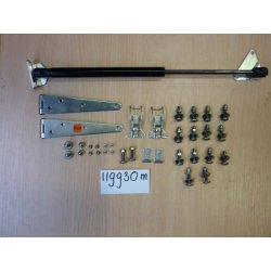 Couvercle avec vérin pour triporteur large Bakfiets.nl