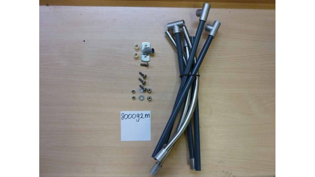 Structure pliante pour protection pluie enfant biporteur Bakfiets.nl court