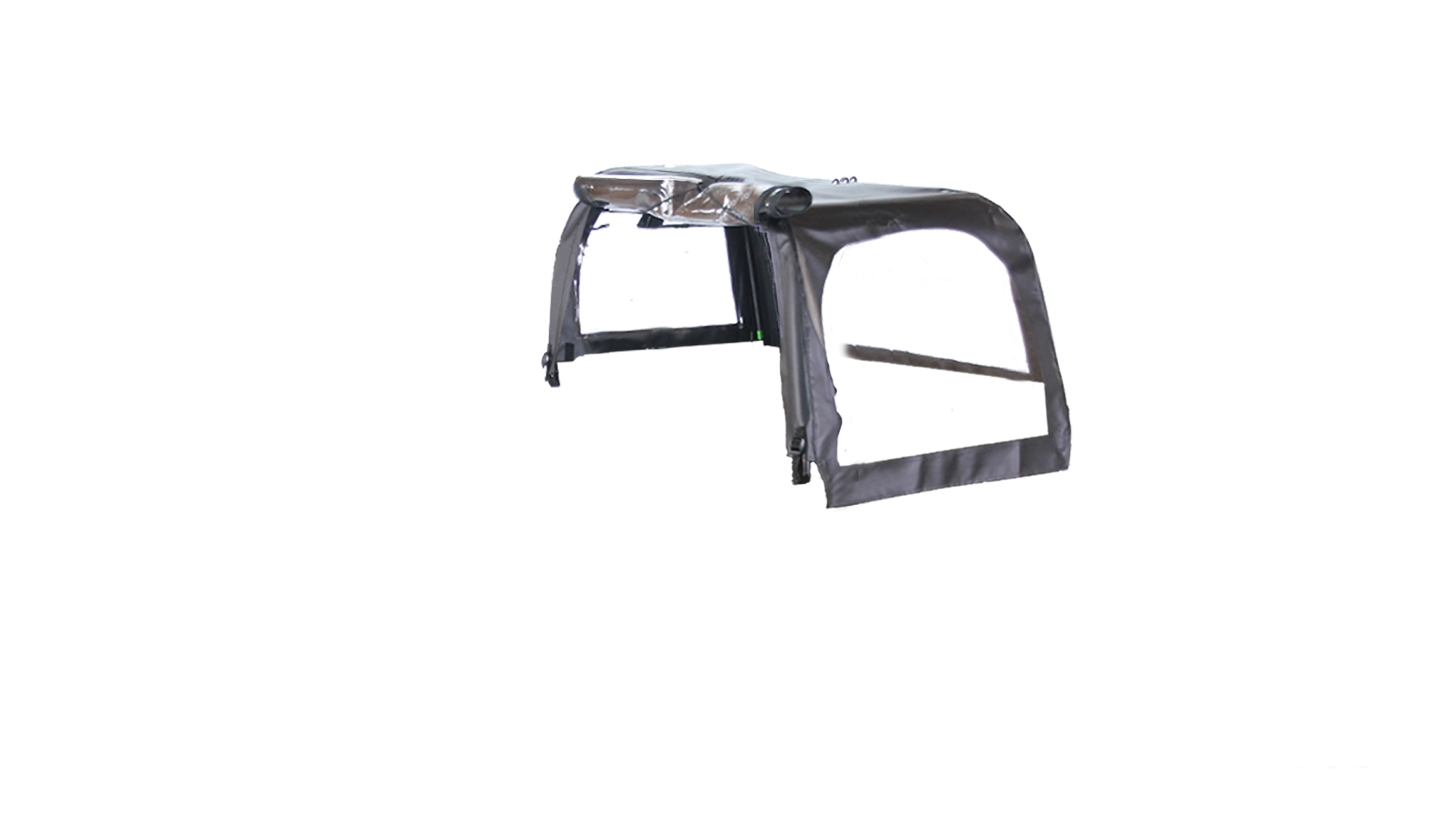 Protection pluie noire pour triporteur Smiley et Babboe Big