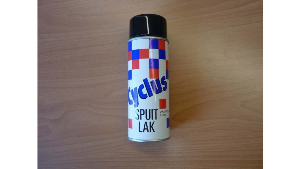 Bombe de retouche de peinture noir brillant 400ML