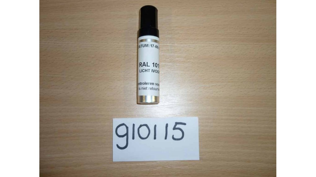 Bombe de retouche de peinture crème RAL 1015