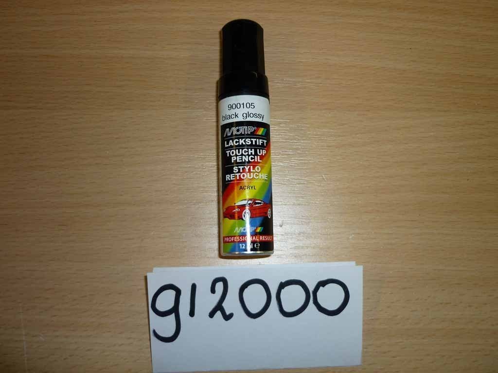 Crayon de retouche noir brillant