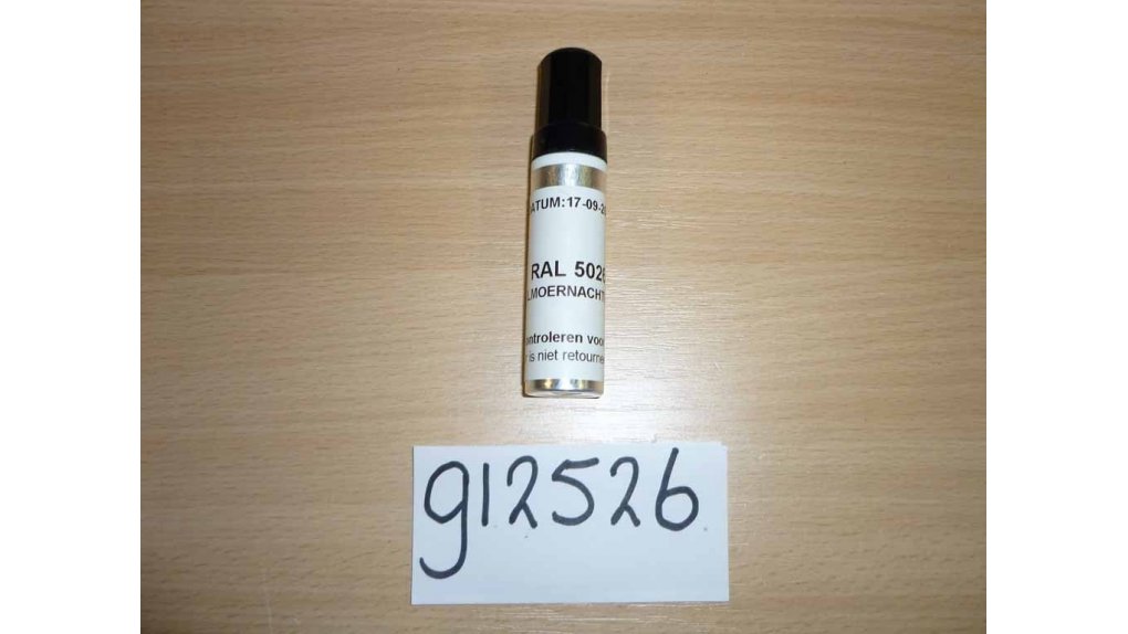 Crayon de retouche bleu ral 5026