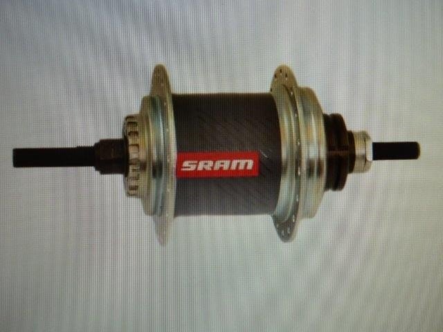 Moyeu automatique SRAM 2 vitesses pour frein roller a (sans écrous)