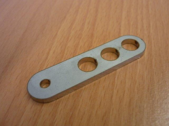 Platine à la base de la colonne de direction Bakfiets