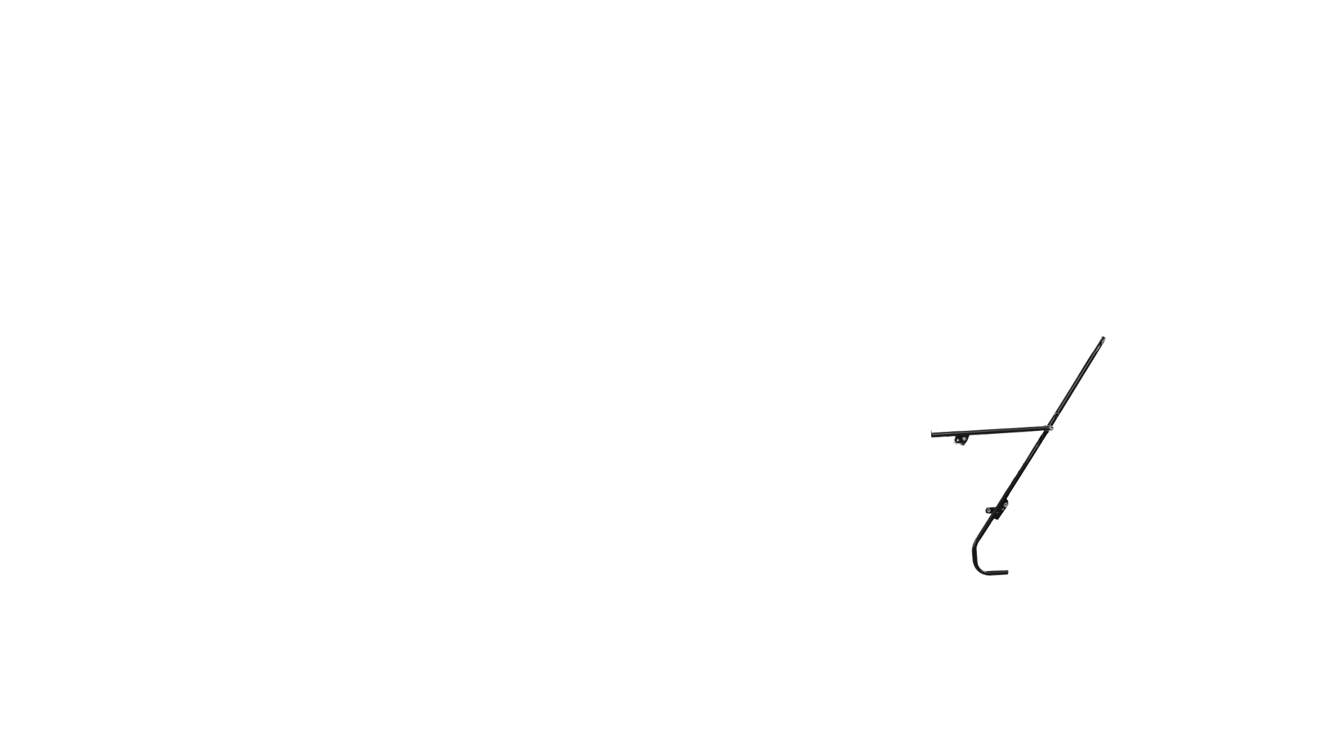 Porte sacoche avant lowrider Tara noir 15 Kg