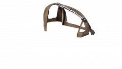 Tente de pluie pour biporteur en tissu déperlant Ouverture 90% haute avec fermeture (avec visserie)