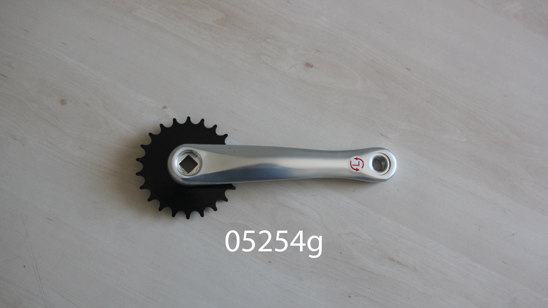 Plateau 22 dents avec manivelle gauche 170 mm pour  tandem ( livré sans la manivelle droite)