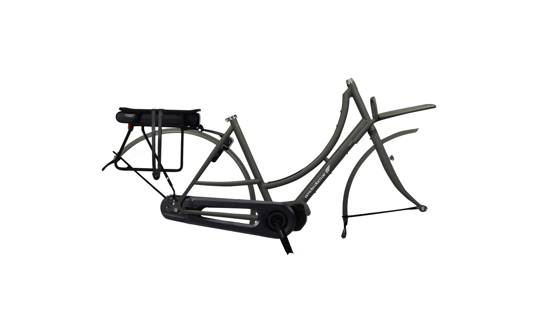 Vélo électrique Double Dutch moteur pédalier, option selle Brooks