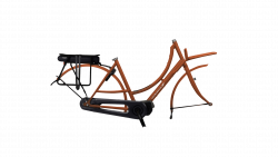 Vélo électrique Double Dutch moteur pédalier, option selle Brooks