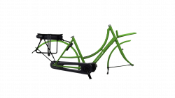 Vélo électrique Double Dutch moteur pédalier, option selle Brooks