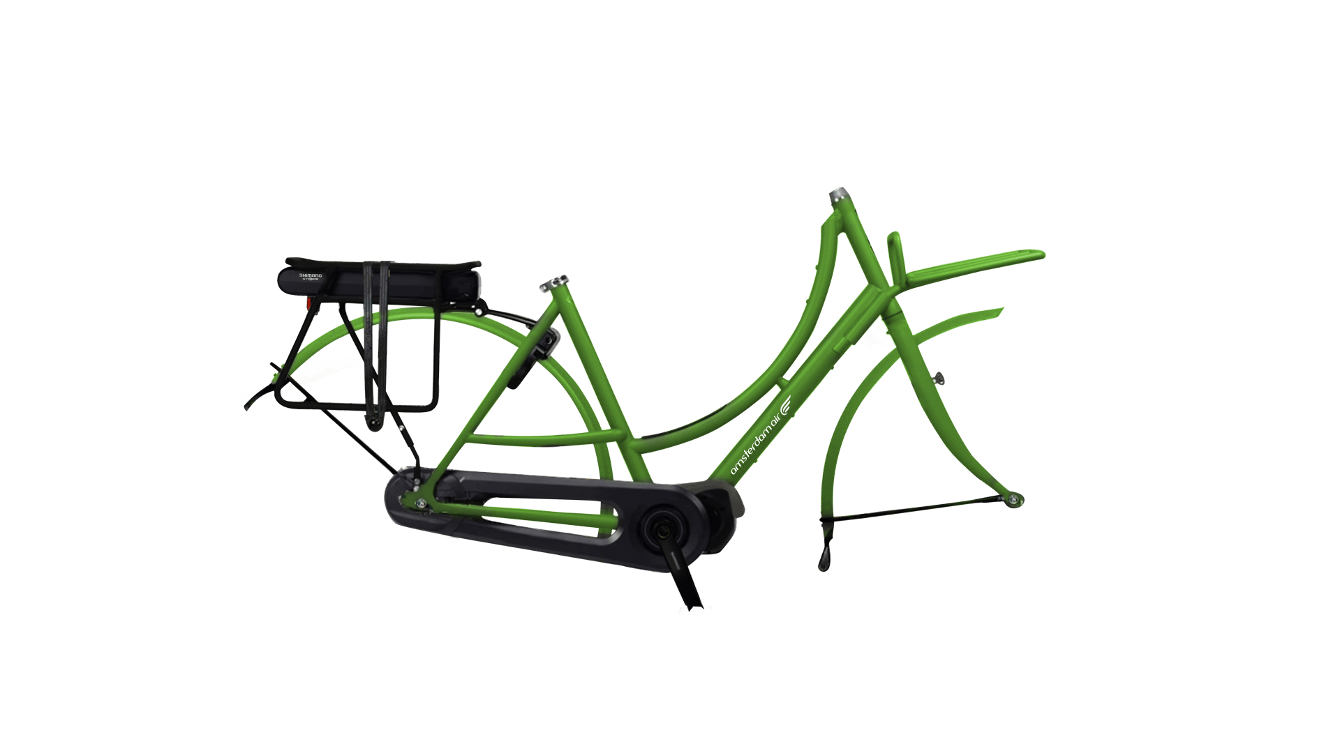 Vélo électrique Double Dutch moteur pédalier, option selle Brooks