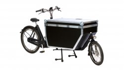 Configurateur Biporteur livreur Bakfiets avec Flightcase et assistance Shimano