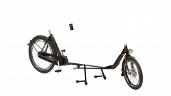 Biporteur livreur Bakfiets avec Flightcase et assistance pédalier Shimano