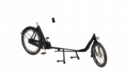 Biporteur livreur Bakfiets avec Flightcase et assistance pédalier Shimano