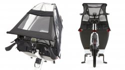 Protection de pluie PLUS pour biporteur Urban Arrow Family