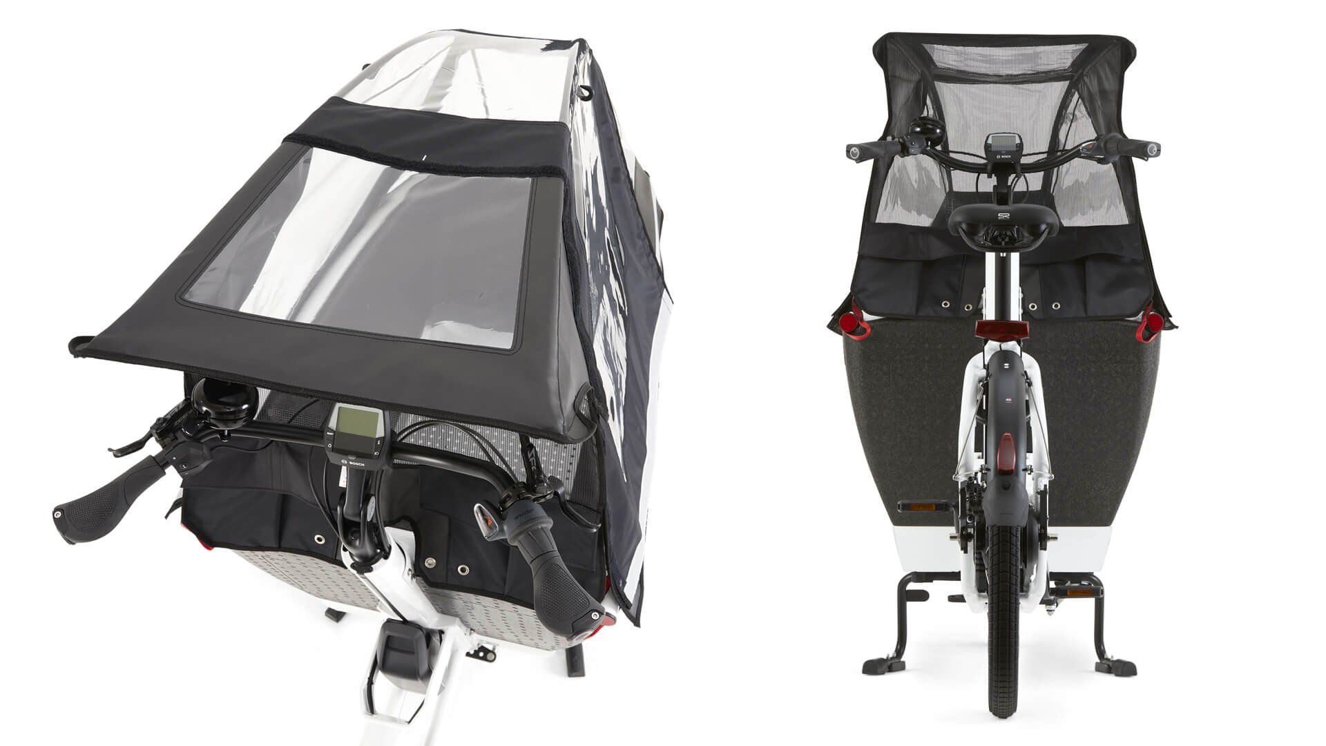 Protection de pluie PLUS pour biporteur Urban Arrow Family