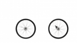 Pneus standard couleur noire.