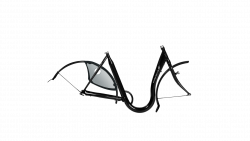 Vélo hollandais avec un seuil d'enjambement très bas pour flexion limitee