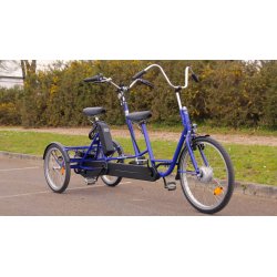 Tandem tricycle avec option assistance électrique