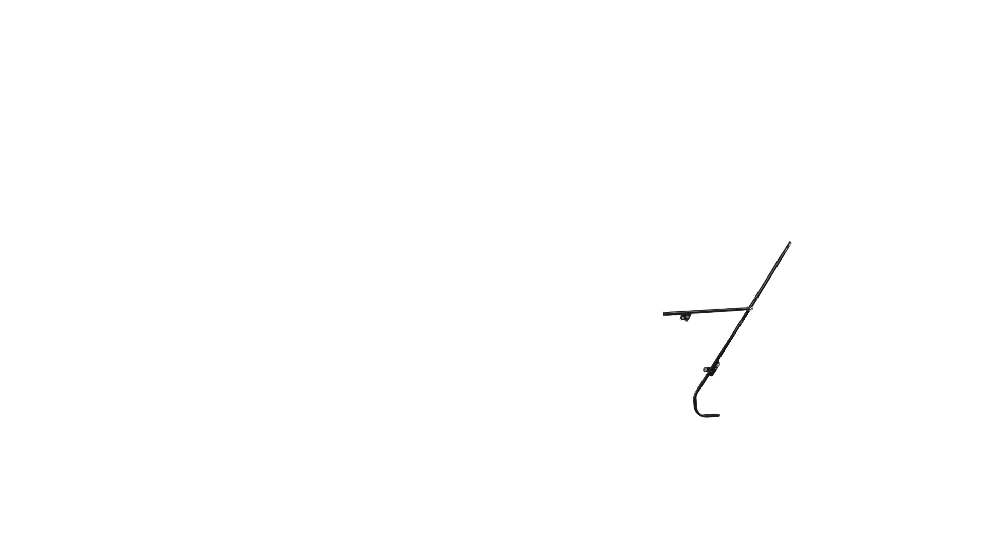 Porte sacoche avant lowrider Tara noir 15 Kg