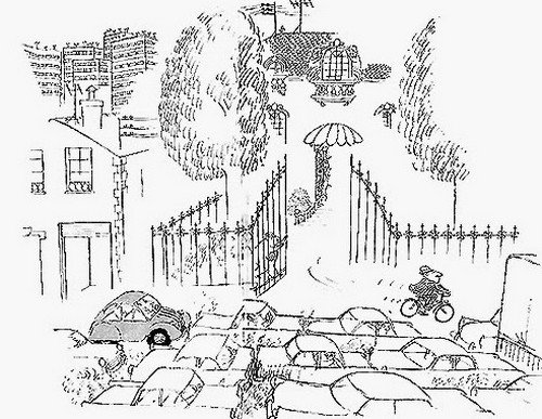 Quand le pauvre peut enfin se payer une voiture, les routes sont trop encombrées pour circuler.... le riche lui circule maintenant à vélo !