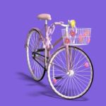 rendering of a beautiful bike with Clipping Path and shadow